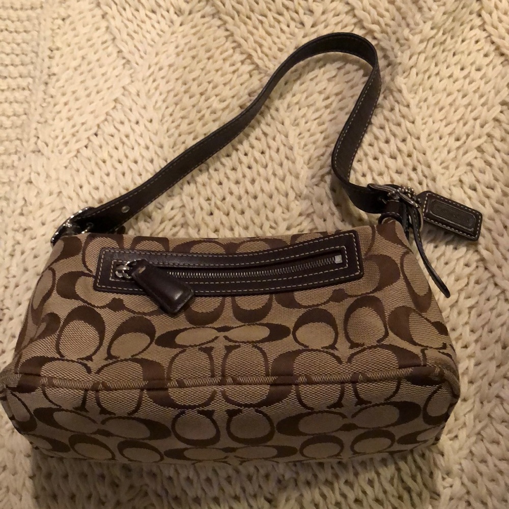 Small Coach brown bag